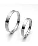 Alinaza clasica platino plana 2.80 mm de ancho interior confort