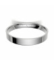 Alinaza clasica platino plana 2.80 mm de ancho interior confort
