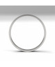 Alinaza clasica platino plana 2.80 mm de ancho interior confort
