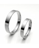 Alinaza clasica platino plana 3.30 mm de ancho interior confort