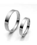 Alinaza clasica platino plana 3.30 mm de ancho interior confort
