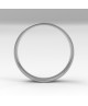 Alianza clasica platino almendrada 4.00 mm de ancho interior confort
