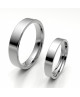 Alianza clasica platino almendrada 4.00 mm reforzada interior confort
