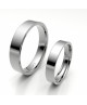 Alinaza clasica platino plana 4.00 mm reforzada interior confort