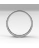Alinaza clasica platino plana 4.00 mm reforzada interior confort
