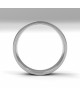 Alianza clasica platino almendrada 5.00 mm de ancho interior confort
