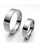 Alinaza clasica platino plana 5.00 mm de ancho interior confort