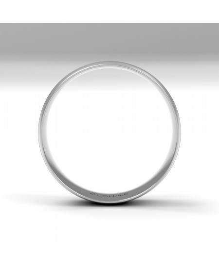 Alianza Oro Bicolor 18K  5mm Interior Confort | Joyería Bellido