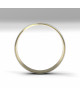 Alianza Bicolor Oro 18K 4mm Interior Plano | Joyería B&Couple