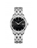 Reloj Hamilton Jazzmaster Gent Quartz H32451131 – Reloj suizo de 40 mm con esfera negra y brazalete de acero inoxidable