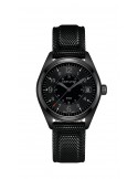 Hamilton Khaki Field Quartz H68401735 | Reloj Quartz de 40 mm con Esfera Negra y Correa de Caucho