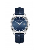Reloj Hamilton Jazzmaster Gent Quartz H32451641 – Reloj suizo de 40 mm con esfera azul y correa de piel azul