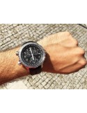 Reloj Hamilton Khaki Aviation X-Wind GMT Chrono Quartz H77912335 – Reloj de cuarzo de 46 mm con esfera negra y correa de caucho