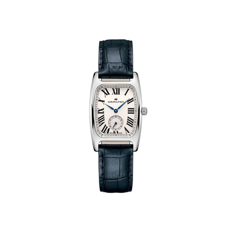 Reloj Hamilton American Classic Boulton Small Second Quartz H13421611 – Reloj de cuarzo suizo de 27,3 x 31,1 mm con esfera plate