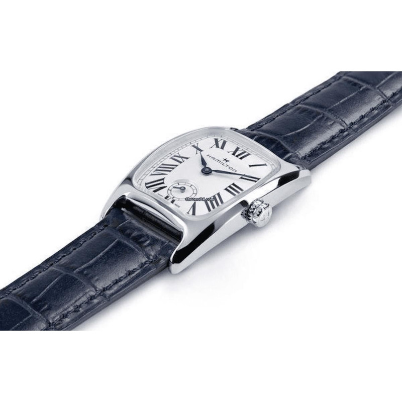 Reloj Hamilton American Classic Boulton Small Second Quartz H13421611 – Reloj de cuarzo suizo de 27,3 x 31,1 mm con esfera plate