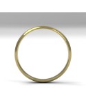 Alianza Clásica media Caña oro amarillo 18K 3mm | Joyería B&Couple
