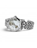 Reloj Hamilton Jazzmaster Open Heart Lady Auto H32215190 – Reloj automático suizo de 36 mm con esfera de nácar y brazalete de ac