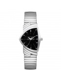 Hamilton Ventura Quartz H24411232 – Reloj de cuarzo de 32,3 mm con caja triangular y brazalete de acero inoxidable