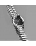 Hamilton Ventura Quartz H24411232 – Reloj de cuarzo de 32,3 mm con caja triangular y brazalete de acero inoxidable