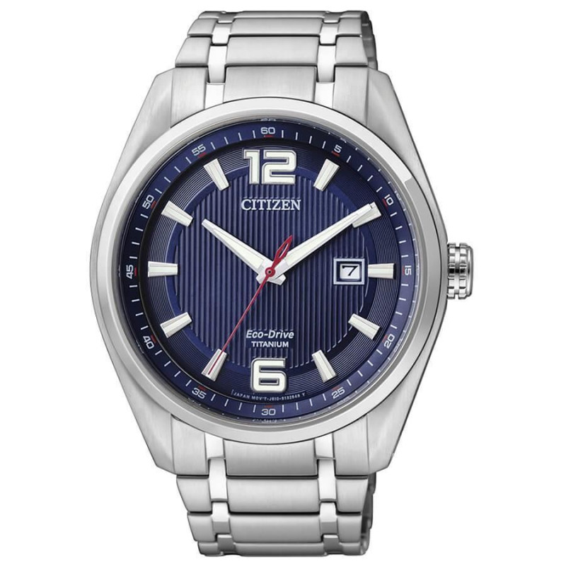 Reloj Citizen Super Titanium Eco‑Drive AW1240‑57M | Reloj de Titanio y Esfera Azul | B&Couple