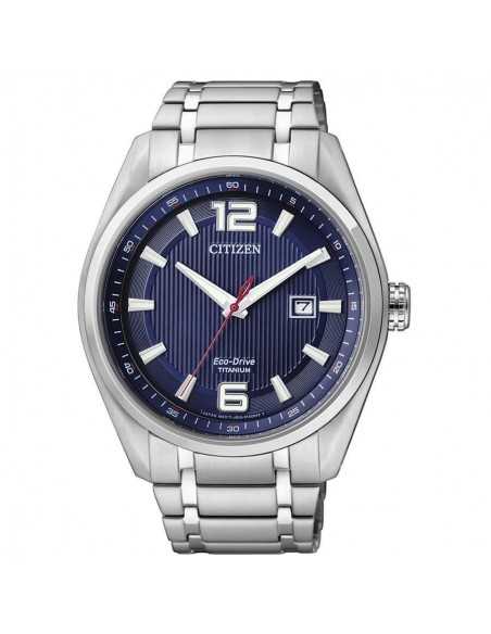 Reloj Citizen Super Titanium Eco‑Drive AW1240‑57M | Reloj de Titanio y Esfera Azul | B&Couple