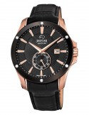 Jaguar J882/1 | Reloj con Esfera Negra y Detalles en Oro Rosa | B&Couple​