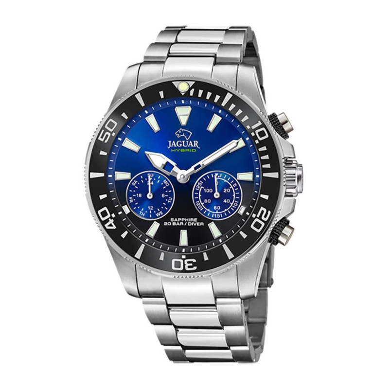 Jaguar J888/6 | Reloj Híbrido para Hombre con Tecnología Conect y Esfera Azul | B&Couple​