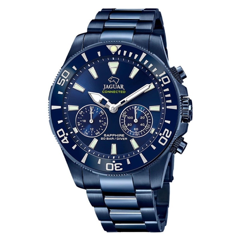 Jaguar J930/1 | Reloj Híbrido para Hombre con Tecnología Conect y Esfera Azul | B&Couple​