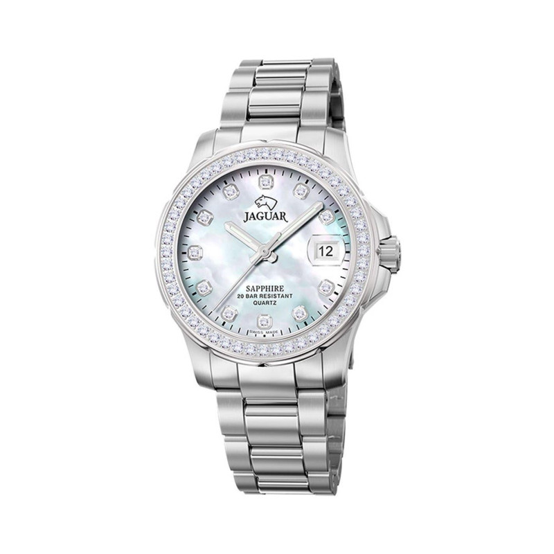 Jaguar J892/1 | Reloj Femenino con Esfera de Nácar y Cristales | B&Couple​
