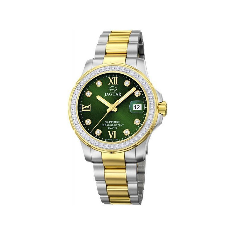 Jaguar J893/3 | Reloj para Mujer con Esfera Verde | B&Couple​