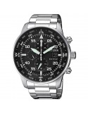 Reloj Citizen CA0690-88E – Cronógrafo Eco-Drive para hombre con caja de acero inoxidable de 44 mm y esfera negra