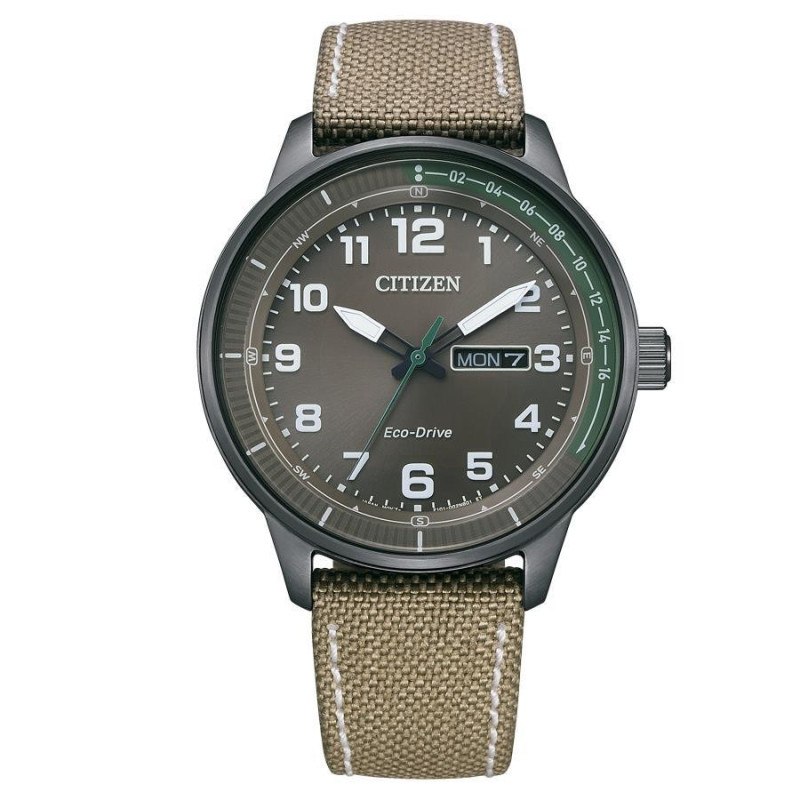 Reloj Citizen BM8595-16H – Reloj analógico Eco-Drive para hombre con caja de acero inoxidable de 42 mm y esfera gris