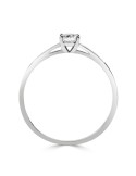 Solitario diamante creado 4 garras 0,30CT