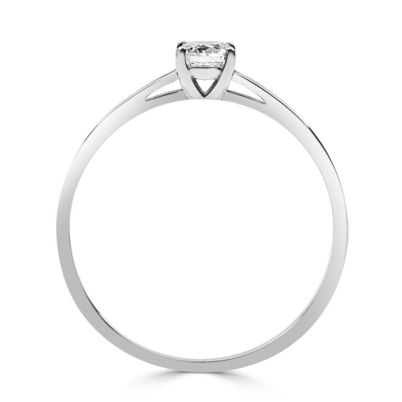 Solitario diamante creado 4 garras 0,30CT