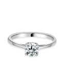 Solitario diamante creado 4 garras 0,70CT