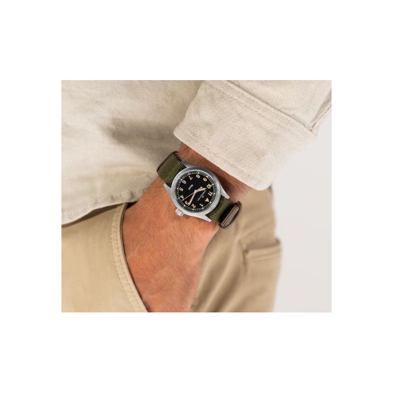 Reloj Hamilton Khaki Field Quartz H69401930 | Reloj Quartz de 38 mm con Correa NATO Verde