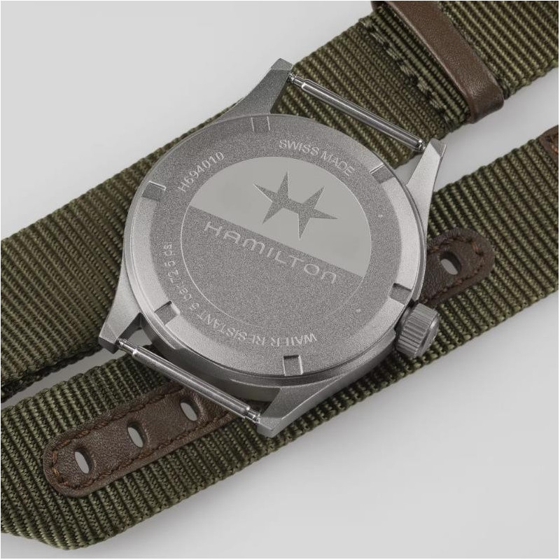 Reloj Hamilton Khaki Field Quartz H69401930 | Reloj Quartz de 38 mm con Correa NATO Verde