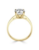 Solitario Oro Amarillo 4 Garras Diamante Creado de 2,00 CT | B&Couple