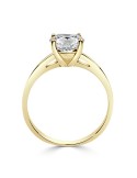 Solitario Oro Amarillo 4 Garras con Diamante Creado de 1,50 CT | B&Couple