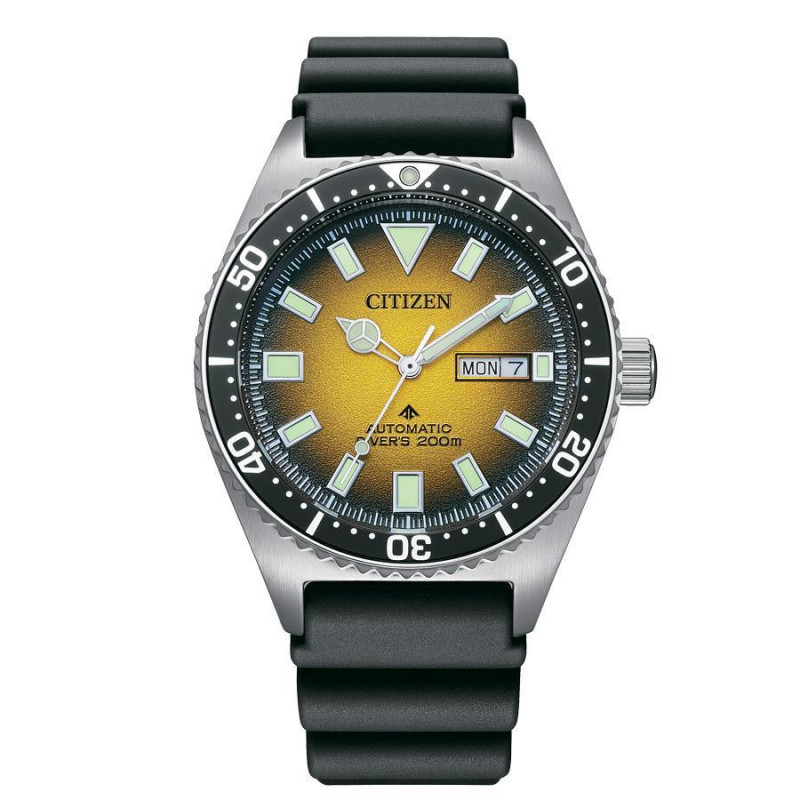 Citizen Promaster NY0120-01X | Reloj Automático de Buceo Amarillo | B&Couple