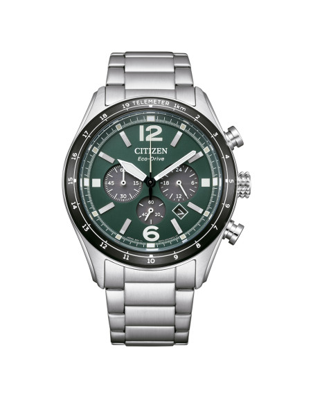 Reloj Citizen Aviator Crono CA4654-55X| Reloj Solar de Esfera Verde | B&Couple