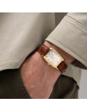 Reloj Hamilton Boulton Quartz H13431553 | Estilo rectangular dorado clásico | B&Couple