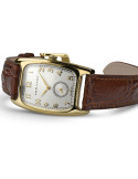 Reloj Hamilton Boulton Quartz H13431553 | Estilo rectangular dorado clásico | B&Couple