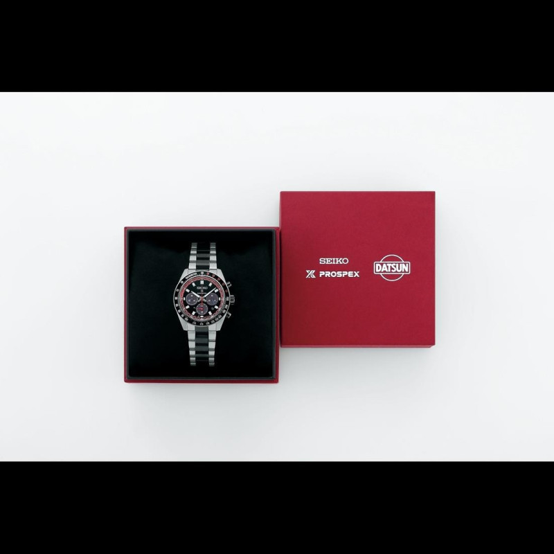 Reloj Seiko Prospex Speedtimer Datsun 240Z SSC957P1 | Cronógrafo solar edición limitada | B&Couple