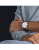 Jaguar J663/1 | Reloj con Esfera Blanca y Pulsera de Cuero Marrón | B&Couple​