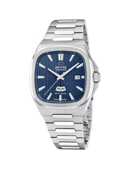 Reloj Jaguar Rondcarre J1049/2 | Swiss Made, Cuarzo, Esfera Azul | B&Couple