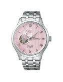 Reloj Seiko Presage Japanese Garden SSA465J1 | Automático con esfera rosa y open heart | B&Couple