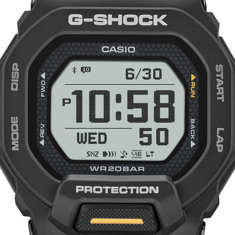 Reloj Casio G-Shock GBD-200-1A1ER | Bluetooth y contador de pasos | B&Couple