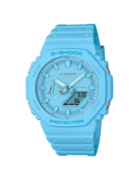 Reloj Casio G-Shock GA-2100-2A2ER | Diseño octogonal azul | B&Couple