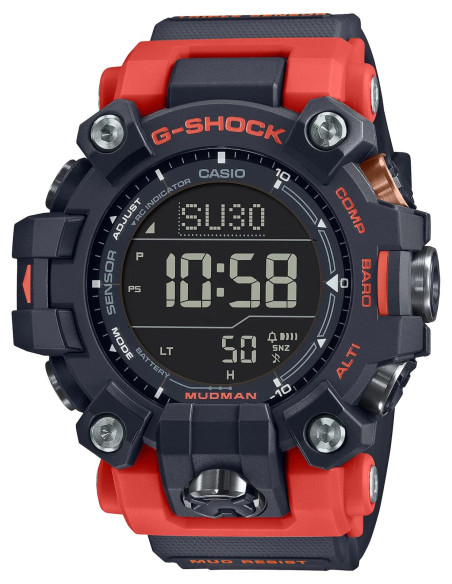 Reloj Casio G-Shock GW-9500-1A4ER | Mudman solar con sensores | B&Couple